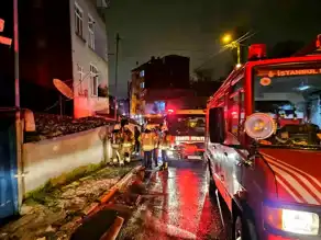 Beyoğlu'nda Gecekonduda Yangın! Bir Yaralı Var