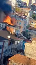 Beyoğlu Gecekonduda Yangın!