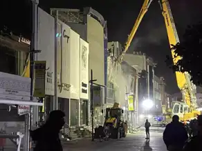 Kentsel Dönüşümde Çöken Binası Kurtarma Çalışmaları