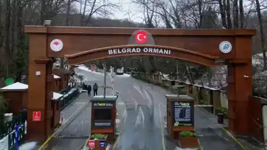 Çokçetin'den Belgrad Ormanı'nın Kış Görüntüleri