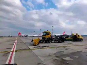 İstanbul Havalimanı'nda Karla Mücadele