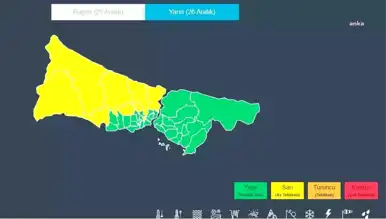İstanbul'da Yarın Fırtına Uyarısı! Avrupa Yakası Dikkat!