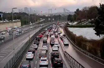 İstanbul'da Kar Yağışı Devam Ediyor!