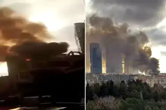 İstanbul Mecidiyeköy'deki Metruk Binada Yangın! İşçiler Mahsur Kaldı