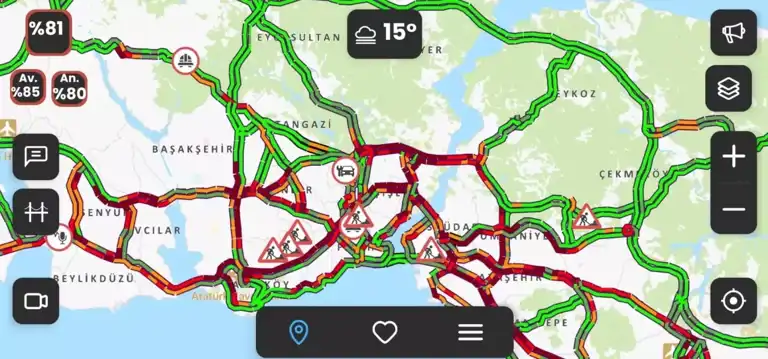 İş Çıkışı İstanbul Trafiği Felç Etti!