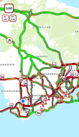 İstanbul'da Trafik Felci: Yoğunluk %90'ı Aştı!